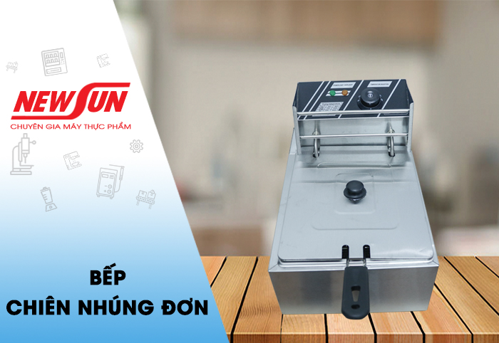 Bếp Chiên Nhúng Đơn – Chất Liệu Bền Bỉ