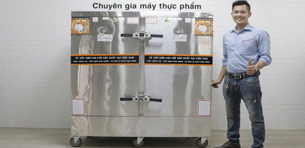 Hé lộ cách nấu cơm bằng tủ công nghiệp dành riêng cho các quán ăn