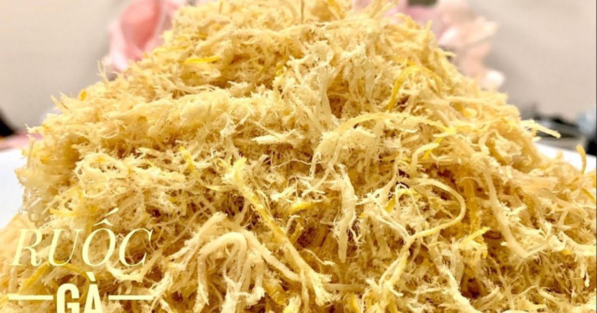 Cách làm ruốc thịt gà vừa nhanh, sạch lại gọn tiện