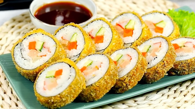 Cách làm kimbap chiên ngon miệng, đẹp mắt cho các quán ăn
