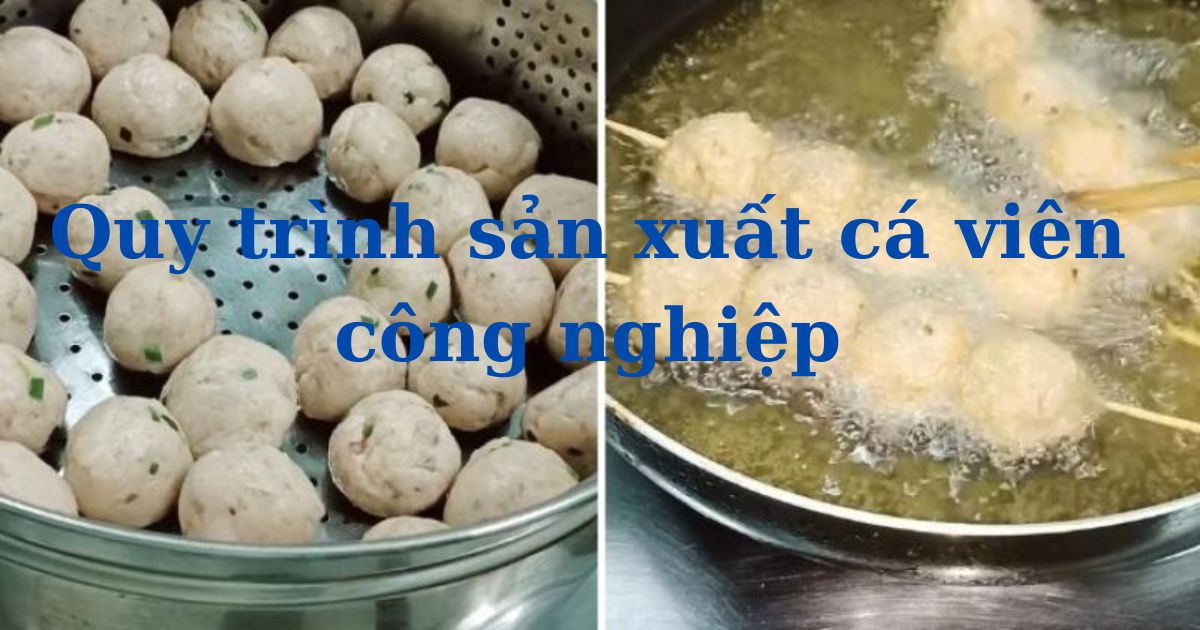 Bạn có biết về quy trình sản xuất cá viên công nghiệp?
