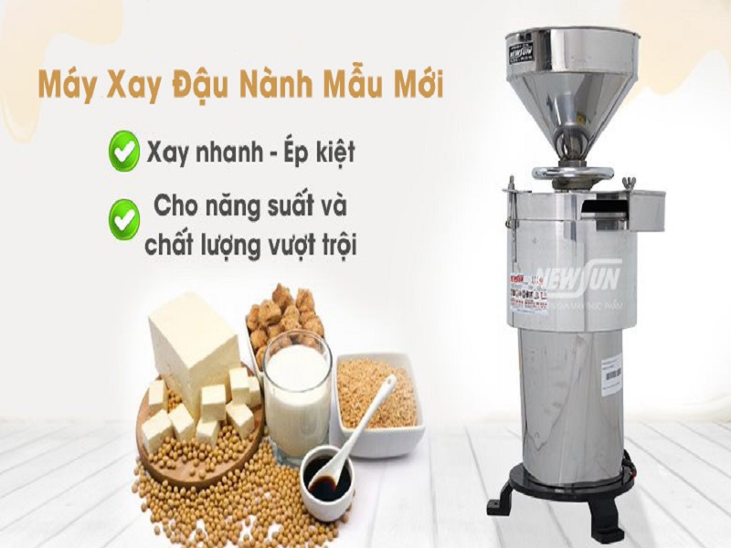 4 lý do bạn nên đầu tư máy xay đậu nành mẫu mới NEWSUN