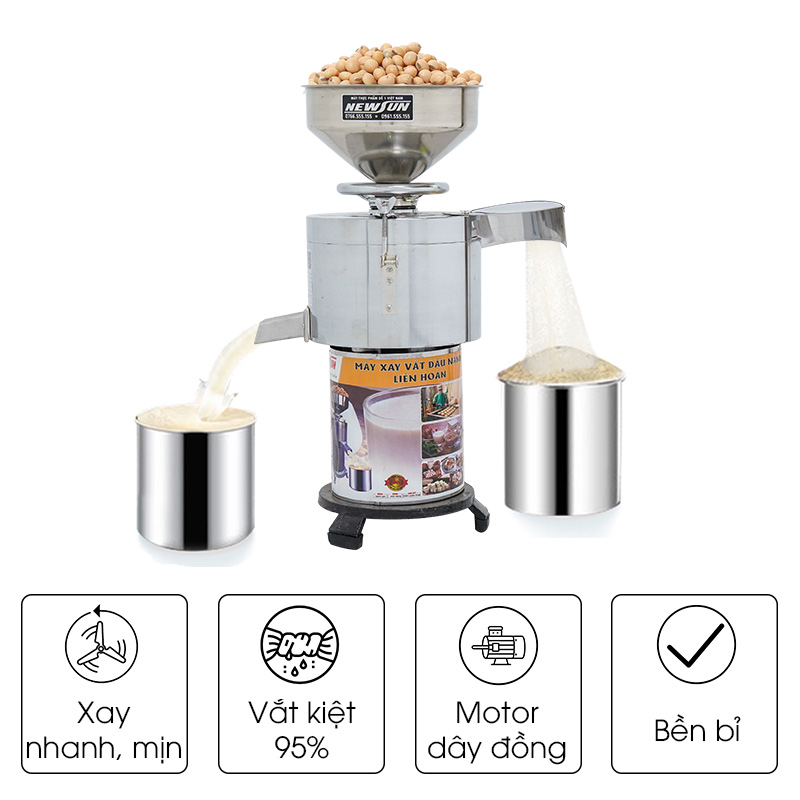 Máy xay đậu nành 800W (20-40kg/giờ)