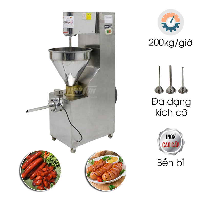 Máy đùn lạp xưởng liên hoàn QC-100L