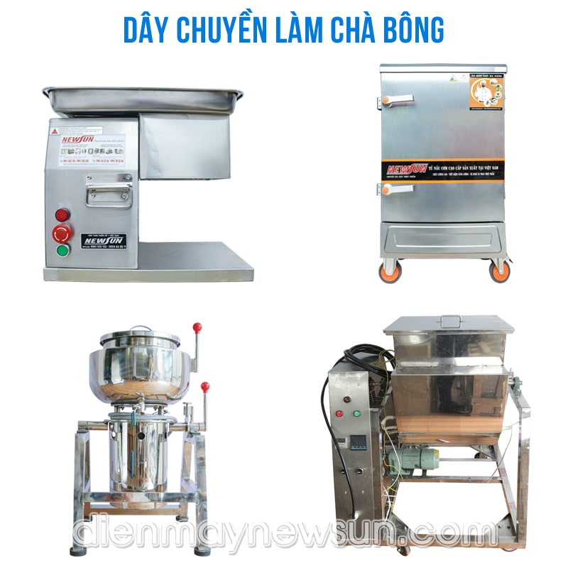 Dây chuyền làm chà bông