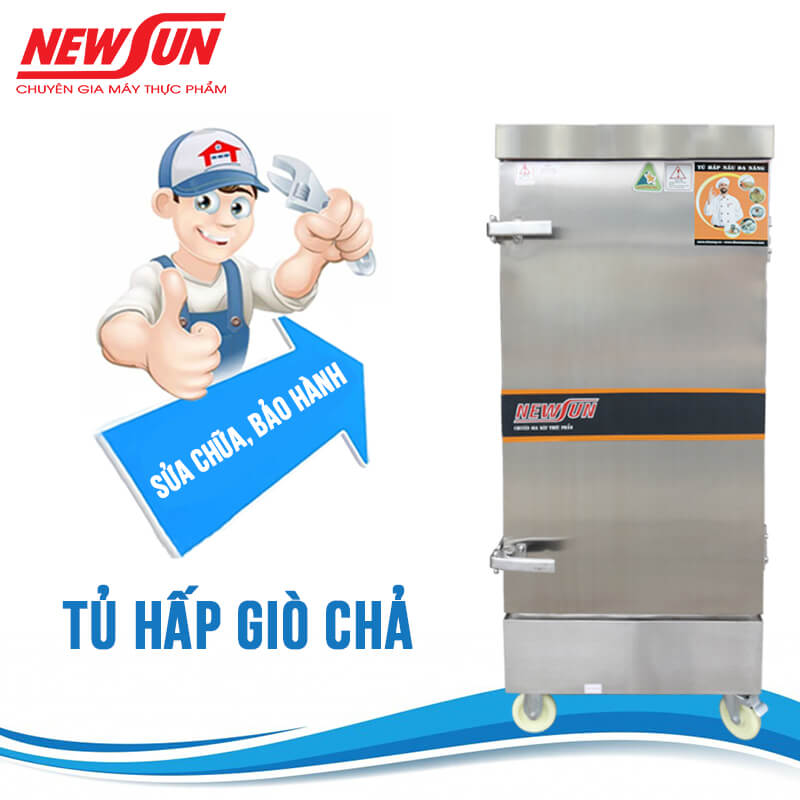 Dịch vụ bảo hành và sửa chữa tủ hấp giò chả NEWSUN