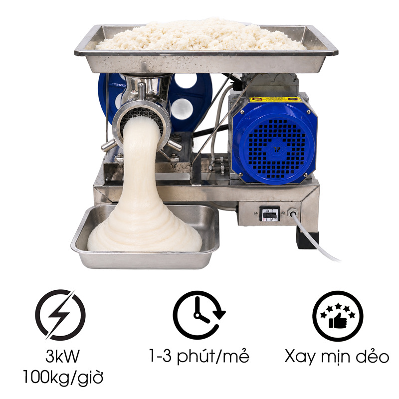 Máy xay xôi làm bánh giầy NEWSUN 3kW