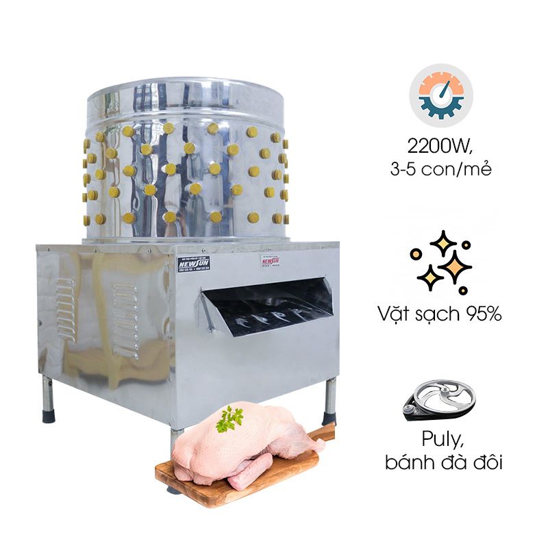Máy nhổ lông gà phi 70cm NEWSUN