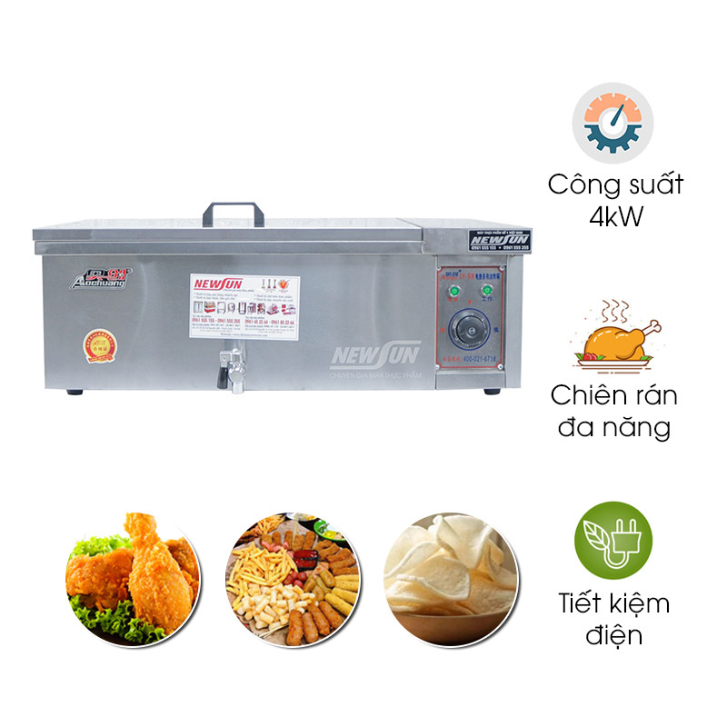Bếp chiên công nghiệp 25 lít