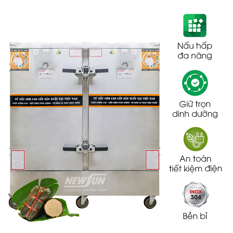 Tủ hấp giò chả 24 khay (144kg/mẻ)