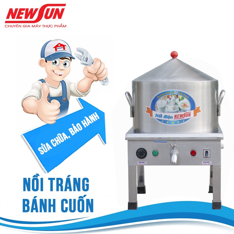 Dịch vụ bảo hành và sửa chữa nồi tráng bánh cuốn bằng điện chất lượng hàng đầu