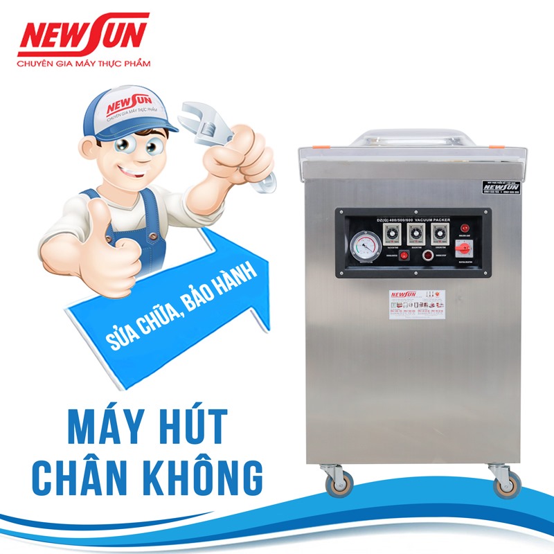Dịch vụ bảo hành và sửa chữa máy hút chân không NEWSUN