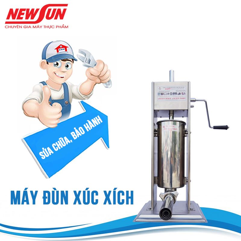 Dịch vụ bảo hành và sửa chữa máy đùn xúc xích NEWSUN