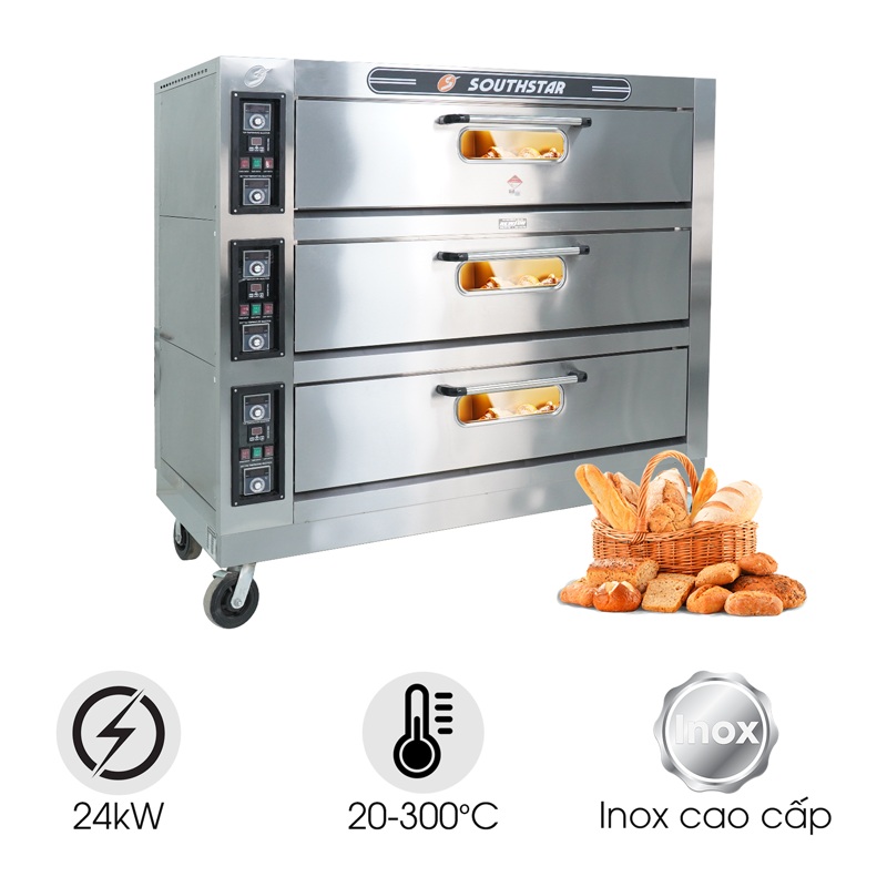 Lò nướng bánh Southstar 3 tầng 9 khay dùng điện YXD-90C