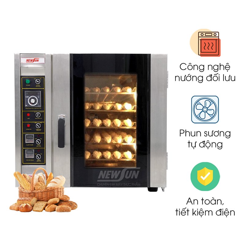 Lò nướng đối lưu 5 khay NEWSUN RX-5D (điện)