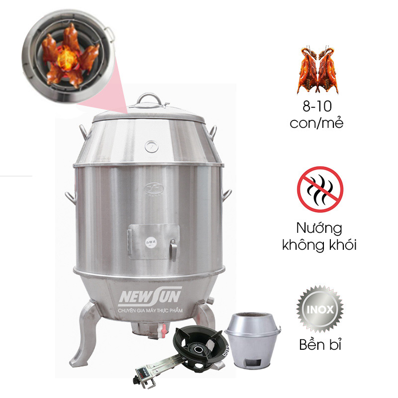 Lò quay gà vịt 80cm (Chân cong)