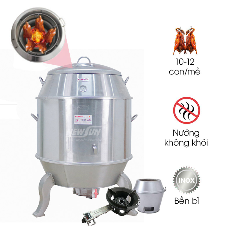 Lò quay gà vịt 90cm (chân cong)
