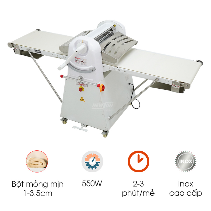 Máy cán bột mì 2 chiều NEWSUN H-520EB