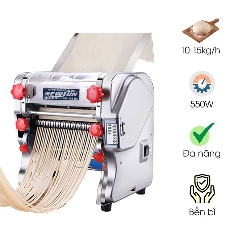 Máy cán và cắt sợi bột mì FKR-180 (mini)