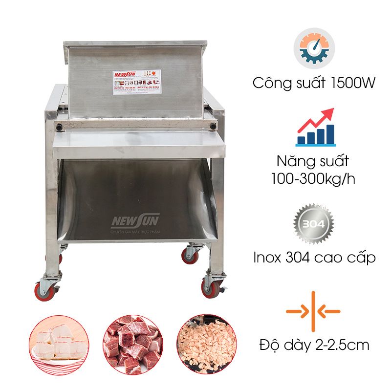 Máy chặt mỡ đông lạnh (hàng Việt Nam)