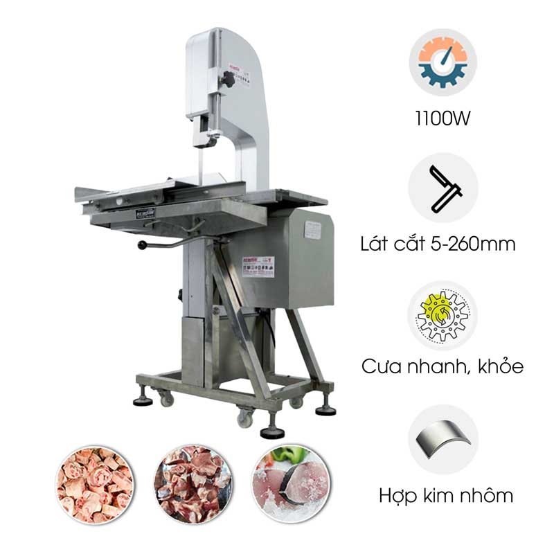 Máy cưa thịt đông lạnh vỏ nhôm J350