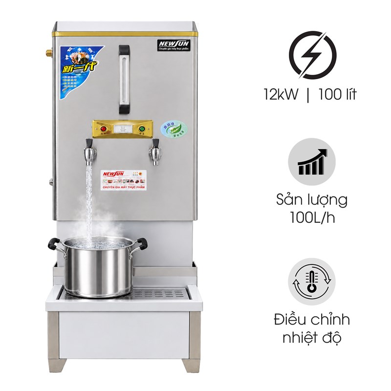 Máy đun nước nóng có chân bệ 100L