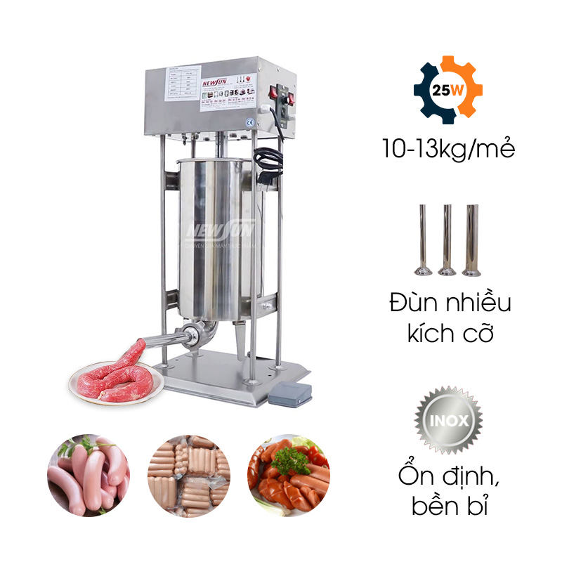 Máy đùn xúc xích dùng điện 15L