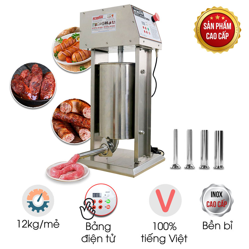 Máy đùn xúc xích điện tử 15 lít Promax
