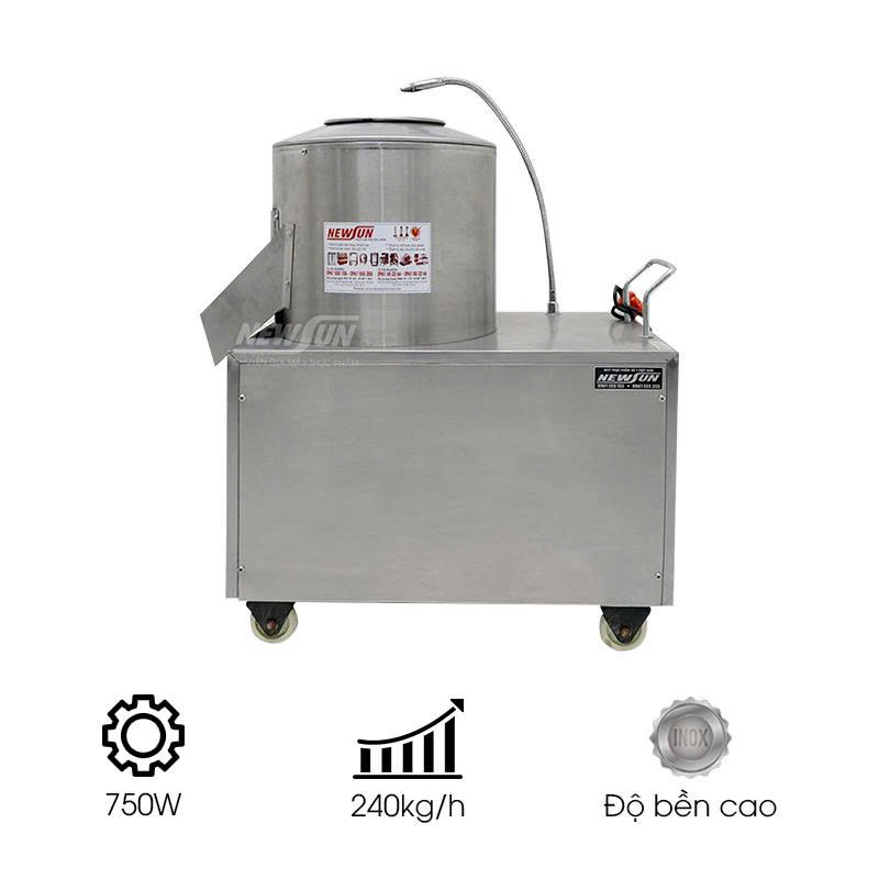 Máy lột bóc vỏ củ khoai NSTP – 350
