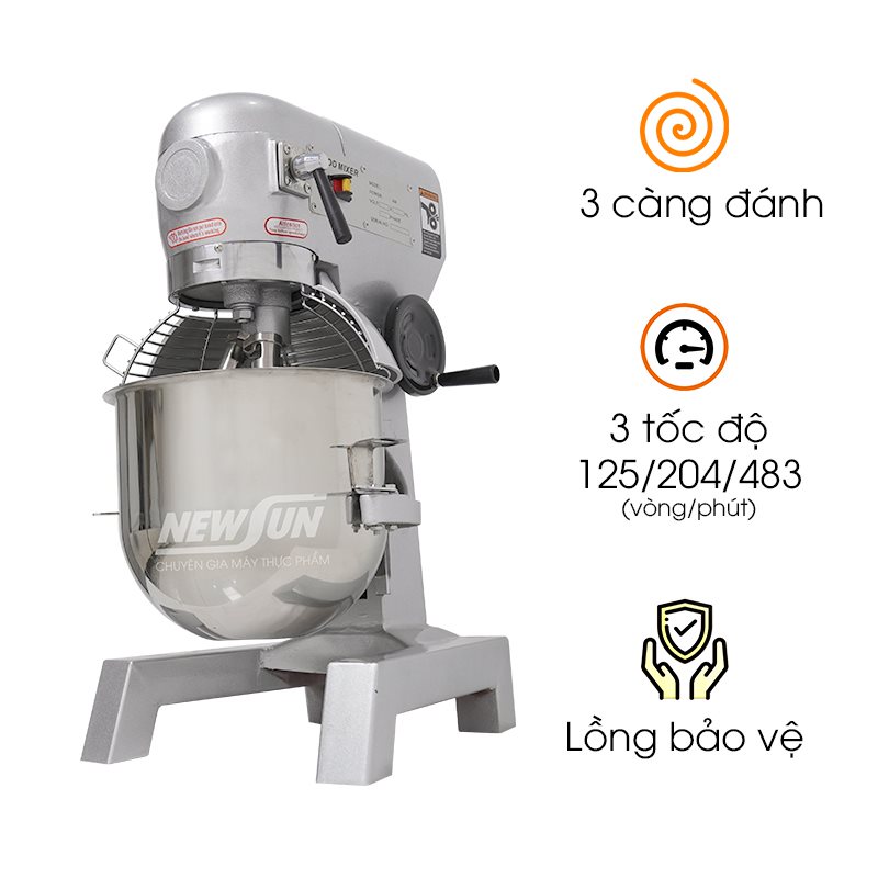 Máy trộn bột và đánh kem trứng NEWSUN B30B (30 lít)