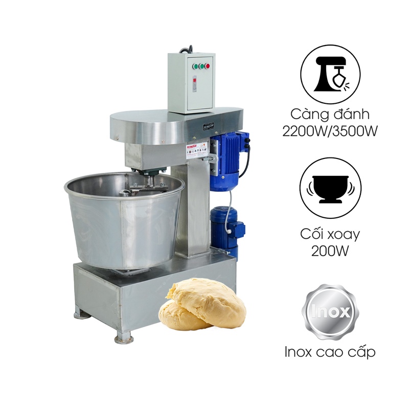 Máy trộn bột mì Việt Nam 7kg/mẻ (Khung inox)
