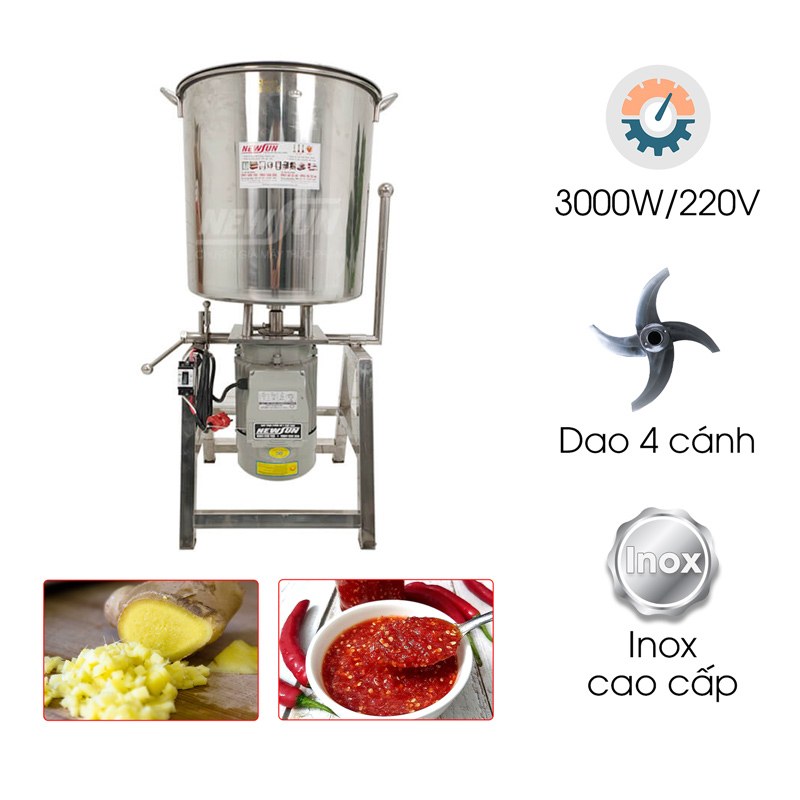 Máy xay thực phẩm đa năng 3kW (nồi 30x30cm)