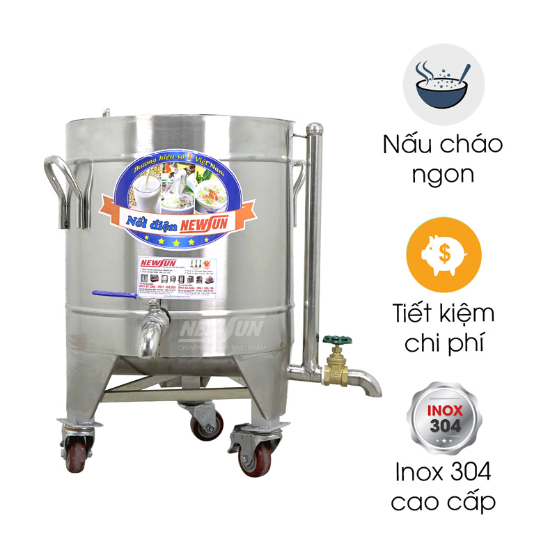 Nồi nấu cháo công nghiệp 30 lít