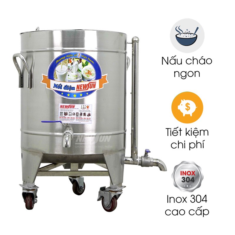 Nồi cháo điện 60L