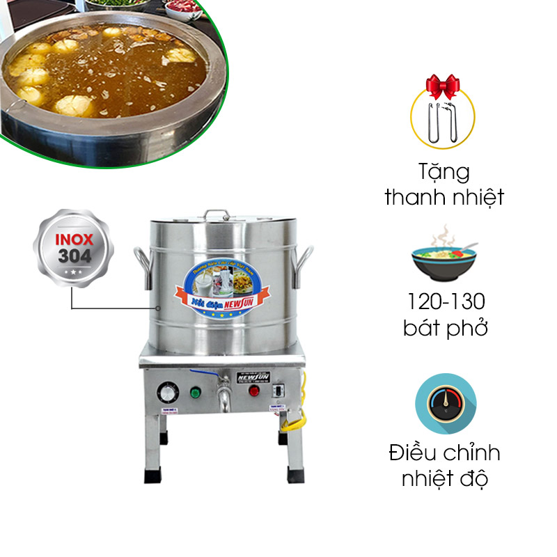 Nồi nấu nước lèo 50L