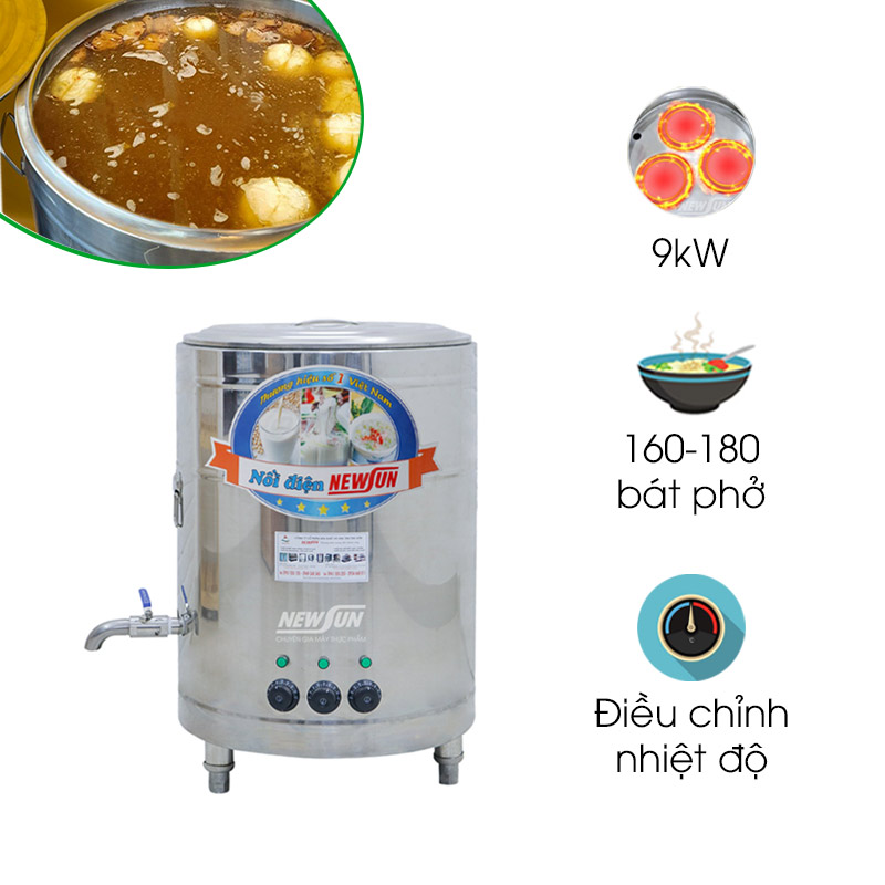 Nồi nấu phở nhập khẩu 70 lít