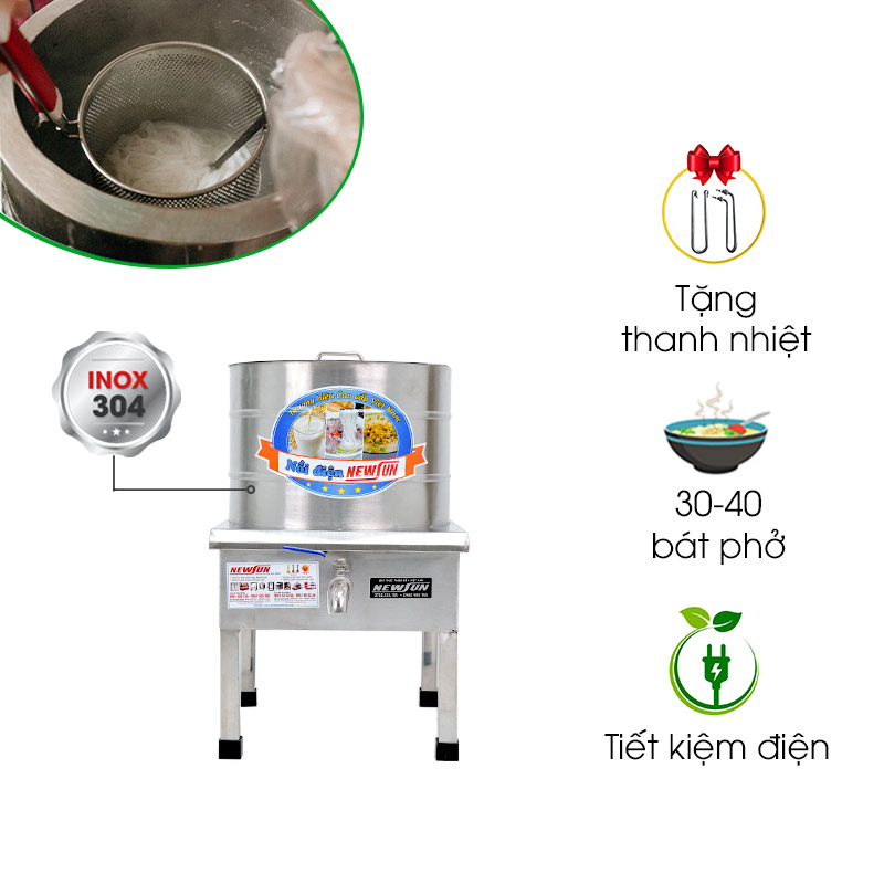 Nồi nấu phở tủ điện rời 20L