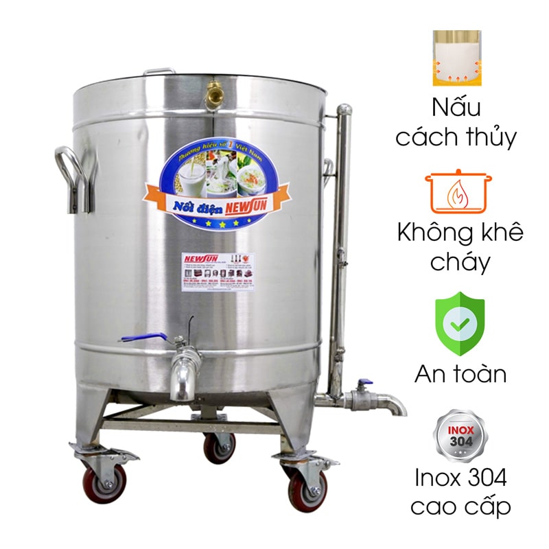 Nồi nấu sục đậu phụ bằng điện 80L