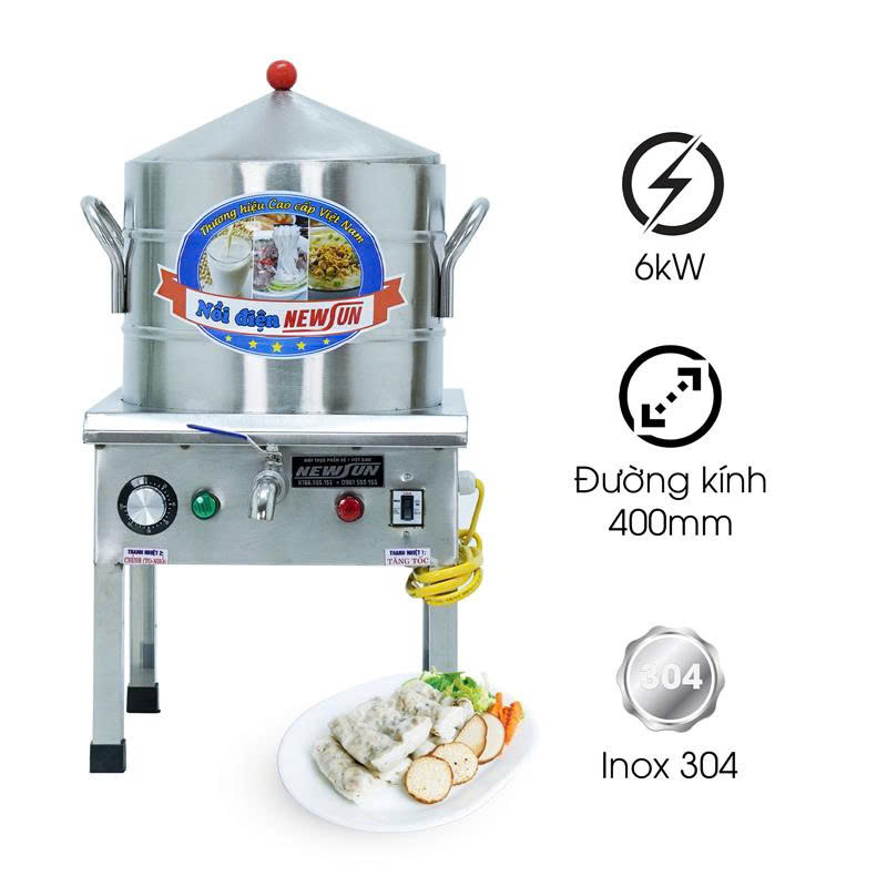 Nồi tráng bánh cuốn 40cm