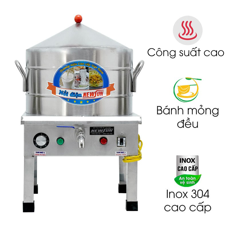 Nồi tráng bánh cuốn đặt hàng