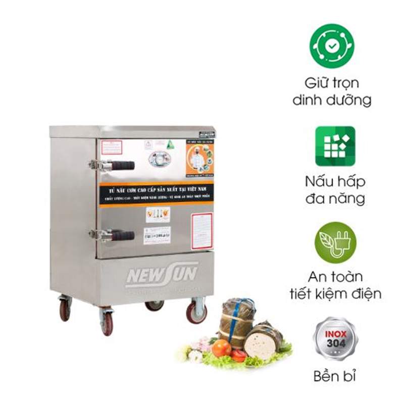 Tủ hấp giò chả 6 khay (36kg/mẻ)