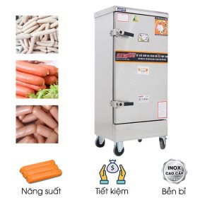 Tủ hấp xúc xích