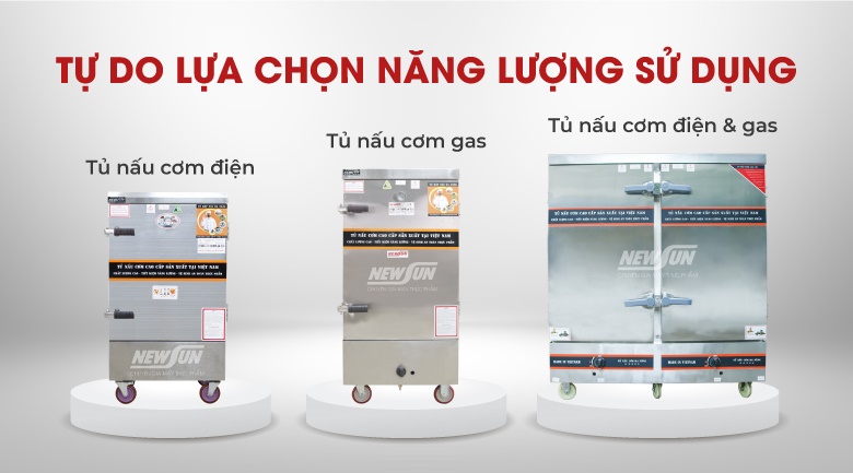 Hướng dẫn cách sử dụng tủ nấu cơm công nghiệp NEWSUN 