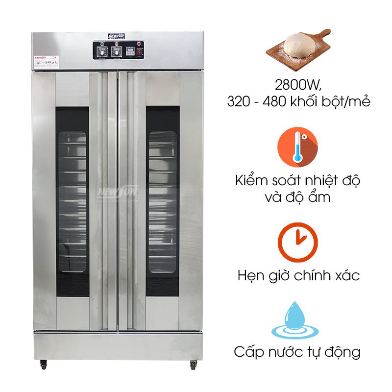 Tủ ủ bột NEWSUN 32 khay XF-32Y2 (2 buồng)