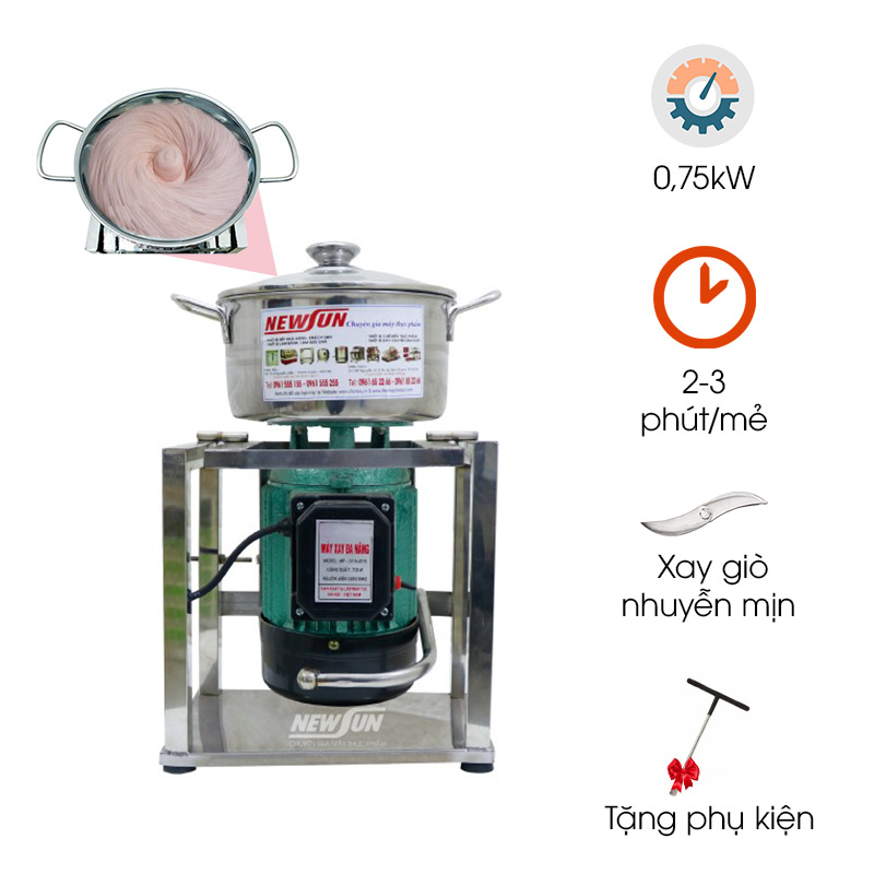 Máy xay giò chả mini 0,5kg/mẻ