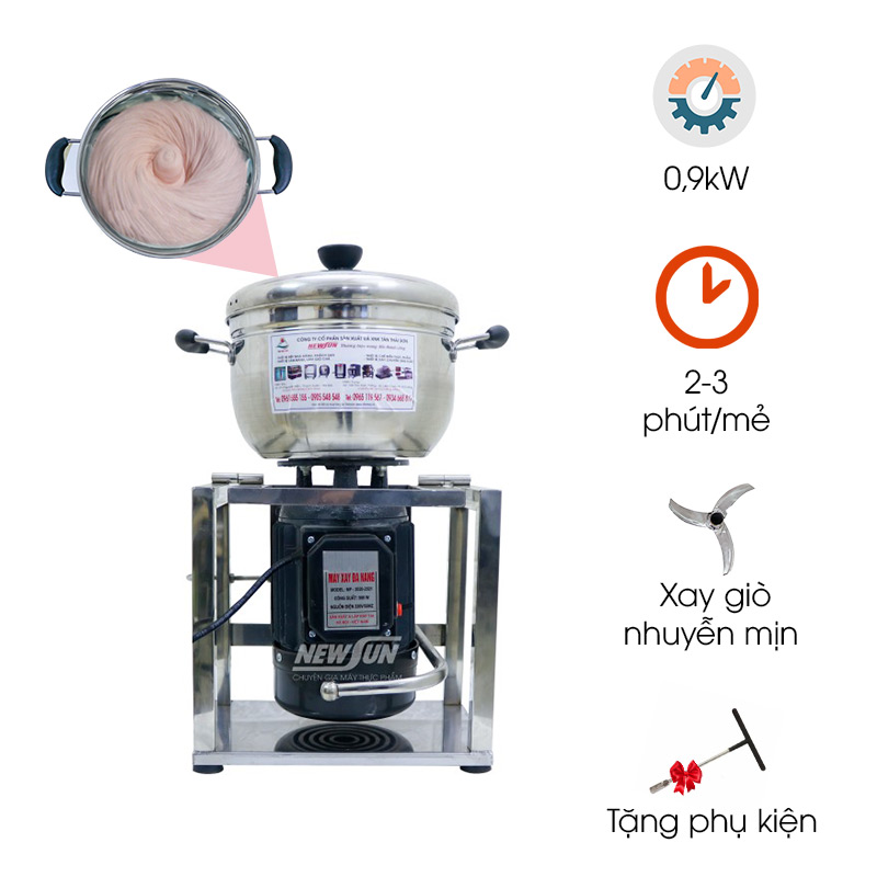 Máy xay giò chả 1kg/mẻ