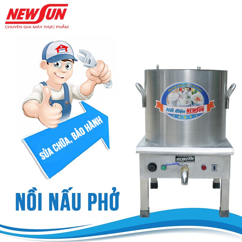 Dịch vụ bảo hành và sửa chữa nồi nấu phở NEWSUN