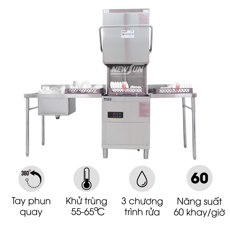 Máy rửa bát công nghiệp FS60