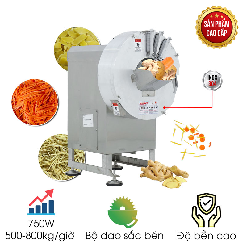 Máy thái lát sợi củ gừng MG-838