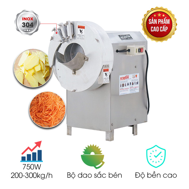 Máy thái củ gừng dạng lát sợi MG-835